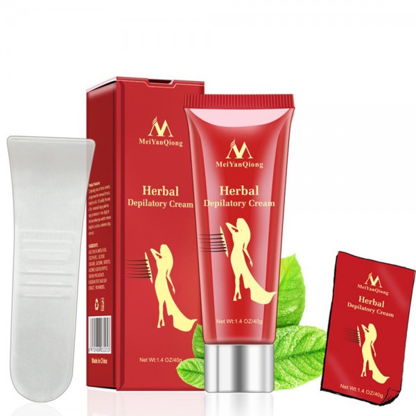 Portable Herbal Depilatory Cream Painless Hair Removal Cream for Body Care Underarms Legs Arms Shaving