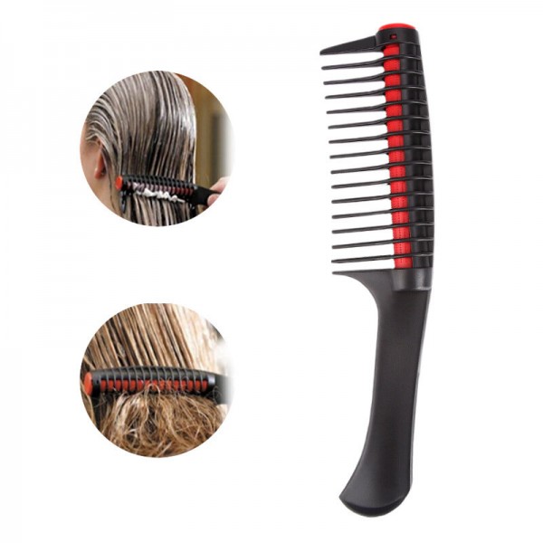 Rolling Comb Anti-Knotted Fork Hair Comb Detachable Large Teeth Straight Hair Comb Tool