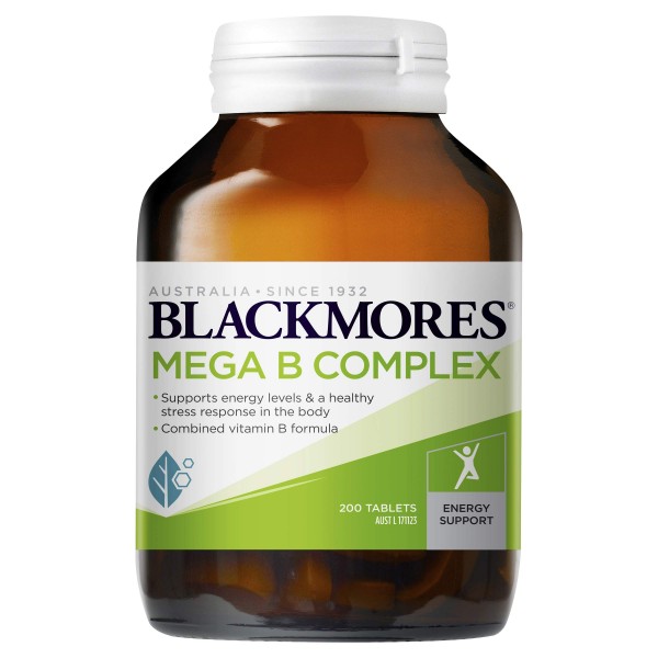 Blackmores Mega BComplex200 Tablets