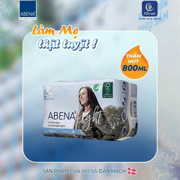 Băng vệ sinh nữ Abena Light Extra 3 (500ml) (10 miếng)