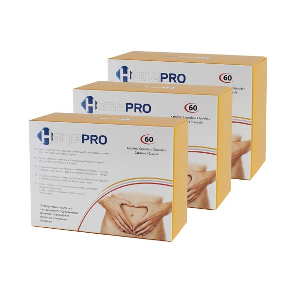 3 Hemapro Pills Natural Supplement to Prevent, Improve and Reduce Hemorrhoids