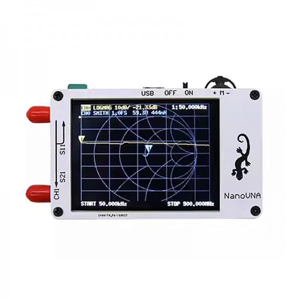 NanoVNA Vector Network Analyzer 2.8 inch Standing Wave Ratio 50KHz-900MHzHF Short Board Analyzer