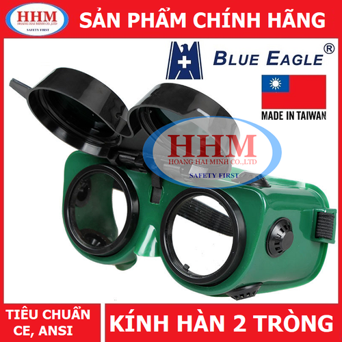 Kính thợ hàn blue eagle gw250 bảo vệ mắt thợ hàn, chống tia lửa hàn, khói hàn