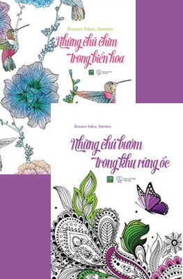 Combo Những Chú Chim Trong Biển Hoa Và Những Chú Bướm Trong Khu Rừng Ốc (2 cuốn)