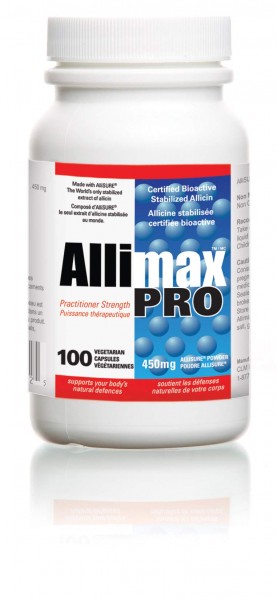 Allimax Pro 450mg 100 Capsules. Professional Strength Support for Your Body’s Immune Function Through Natural Allicin, a Potent Compound Extracted ...