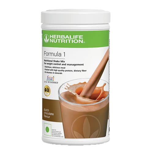 Herbalife Formula 1 Nutritional Shake Mix, Dutch Chocolate, Net Wt. 27.5 OZ. (780G)