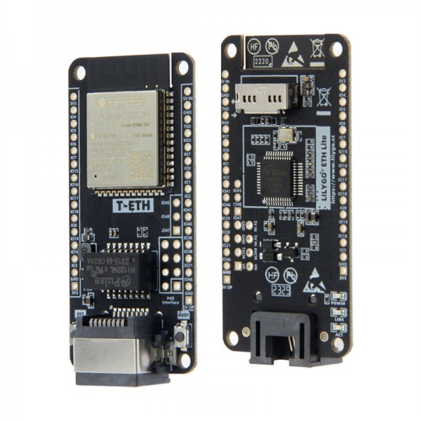 LILYGO® T-ETH-Lite Development Board ESP32 ESP32-S3 W5500 Ethernet Module ESP32-S3-WROOM Support TF Expandable Power POE