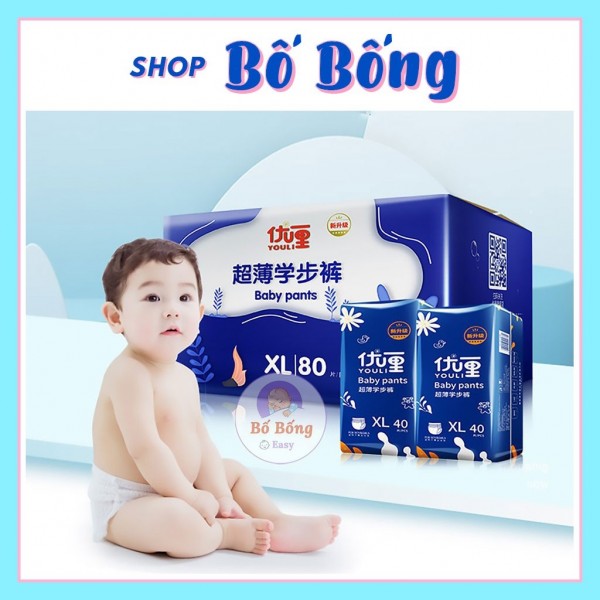 BỈM YOULI BABY PANTS dán/ quần S108/M92-M88/L84/XL80/XXL72/XXXL68