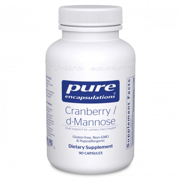 Pure Encapsulations Cranberry/D-Mannose | Supplement Made from 100% Cranberry Fruit Solids to Support Urinary Tract Health* | 90 Capsules