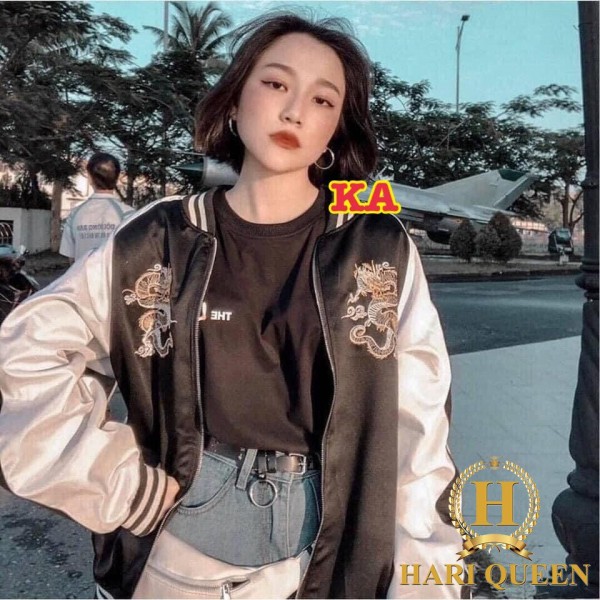 Áo khoác bomber rồng cá tính KAN0620 1