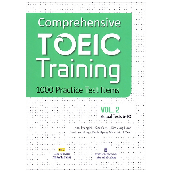 Comprehensive Toeic Training 1000 Practice Test Items (Vol 2) - Kèm CD