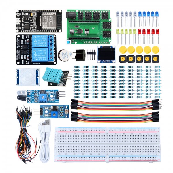 Professional ESP32 Automation Kit for Programming Starter DIY Electronic Kit with ESP32 Development Board Complete Kits