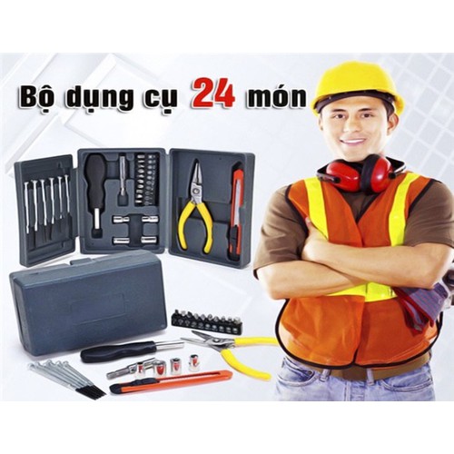 Bộ dụng cụ sửa chữa đa năng 24 món