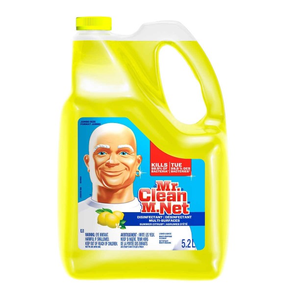 Mr. Clean Multi-Surfaces Summer Citrus Antibacterial Liquid Cleaner, 176 Fl Oz