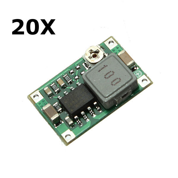 20Pcs Mini DC Adjustable Power Supply Buck Module Step Down Module