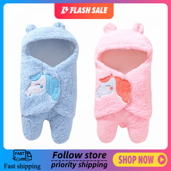 Jy Cozy Sơ Sinh Gói Túi Ngủ Xe Đẩy Em Bé Di Động Chăn Bông Tã Trẻ Sơ Sinh Ngủ Nest Ngủ Unicorn Sack