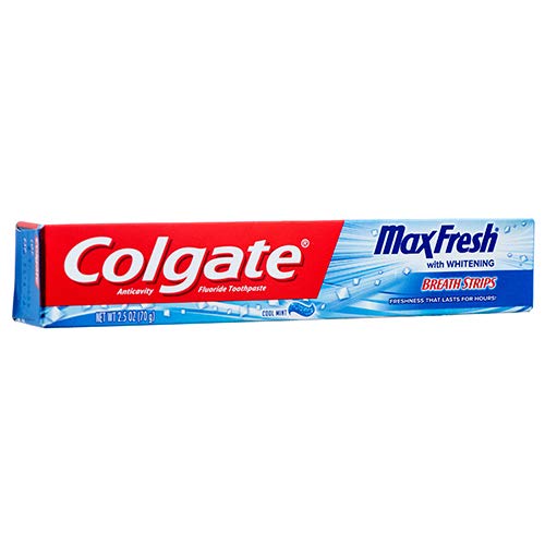 Colgate New 316987 Toothpaste 2.5 Oz Max Fresh with Whitening (24-Pack) Oral Care Cheap Wholesale Discount Bulk Health & Beauty Oral Care Black