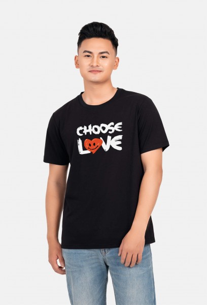 Áo thun in Choose Love Clean Vietnam