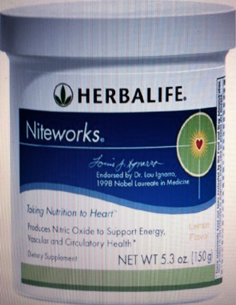 Herbalife Niteworks Powder Mix, Trial Size, Developed with Nobel Laureate in Medicine Dr. Lou Ignarro., Kosher, Trial-Size/5.3 oz