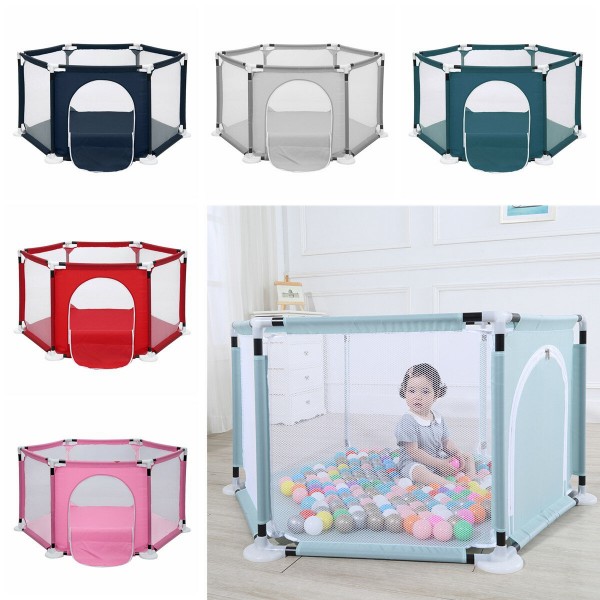 3-6 Years Baby Safety Playpen Baby Fence Gate Foldable Interactive Indoor Outdoor Playpen Children Kids Playard