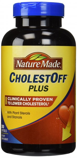 Nature Made CholestOff Plus 900 mg Plant Sterols Stanols - 200 Softgels Each (Pack of 2)