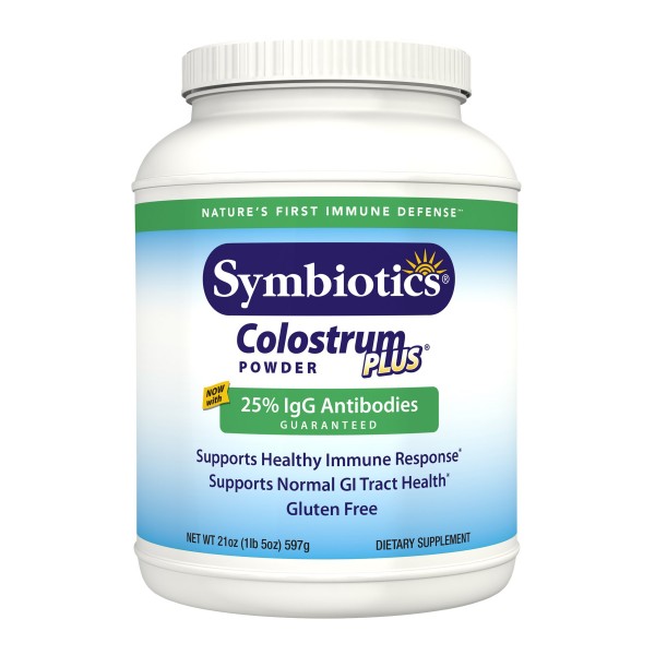 Symbiotics Colostrum Plus Powder Supplement for Immunity Support, 21 Ounces (595 g)