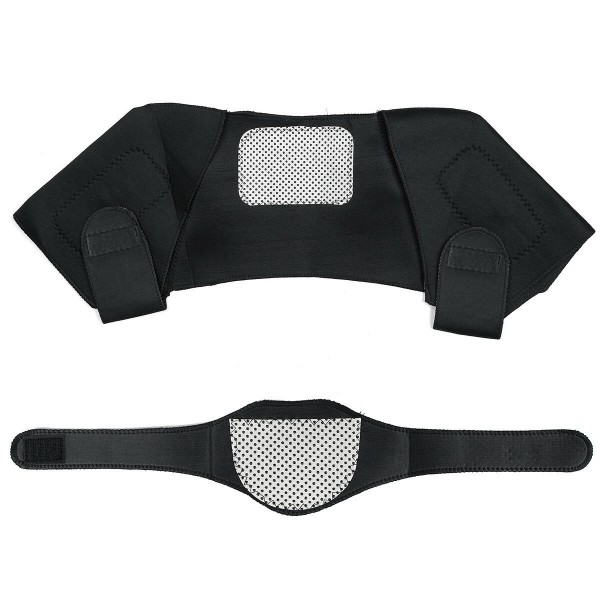 Self-heating Magnetic Therapy Shoulder Neck Belt Tourmaline Massage Pain Relieve