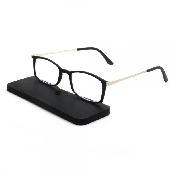 Minleaf TR90 Portable Anti-Bluelight Presbyopic Reading Glasses+Case Ultra-thin Paper High-definition Resin Bookmark Gla