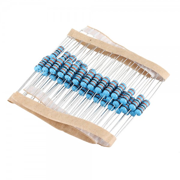 50pcs 1W Metal Film Resistor 1% 330K ohm