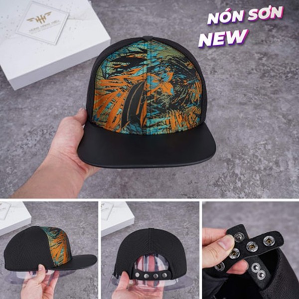 Nón Sơn Snapback - Nón Hiphop Nón Sơn - Nón Snapback Nón Sơn -  Mũ snapback hiphop nam nữ NÓN SƠN chính hãng