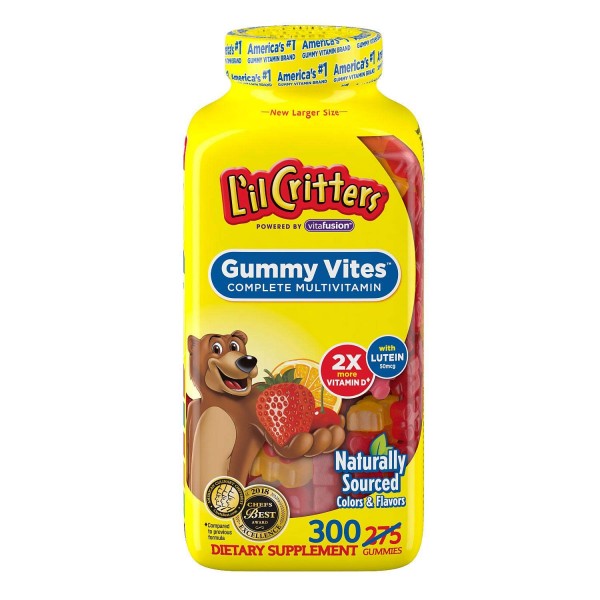 L'il Critters Gummy Vites - 275 ct. (2 Pack) (Children's Gummy Bear Multi-Vitamin & Mineral Supplement)