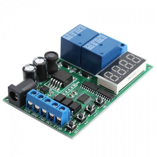 DC 5-24V Multifunction AC DC Motor Reversible Controller Driver Board for Toy PLC Car Garage Door