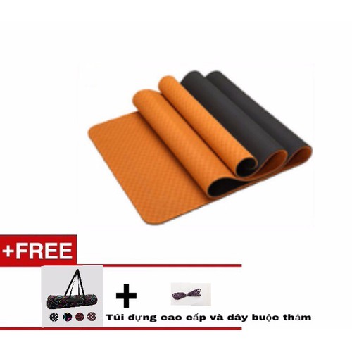 Thảm tập yoga 2 lớp tpe cao cấp