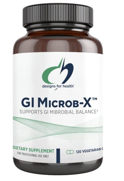 Designs for Health GI Microb-X - Botanical Gut Support, Cleanse + Detox Supplement with Tribulus, Berberine + Barberry Extract - Vegetarian + Non-G...