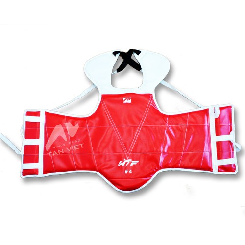 Giáp taekwondo có vai 1 mặt tân việt size l