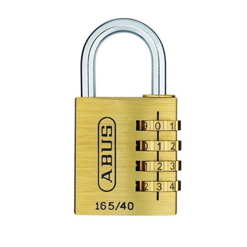 Khóa số abus 165/40 thân đồng rộng 40mm  - msoft