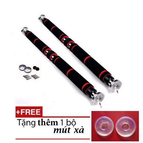 Xà đơn treo tường 60 - 100cm mẫu mới 2019