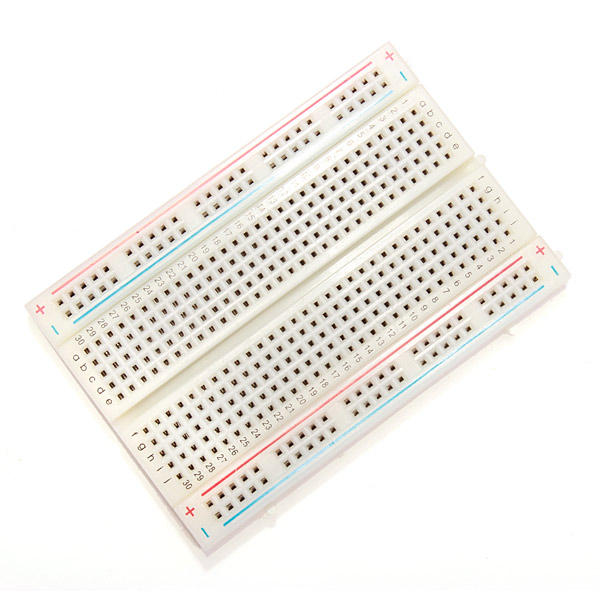 5pcs 8.5 x 5.5cm White 400 Holes Solderless Breadboard For