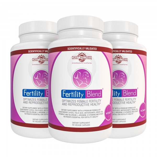 Fertility Blend Fertility Supplements for Women - Natural Fertility Pills Conception Aid, Regulate Hormones and Cycle, Balance Ovulation / Vitex, F...