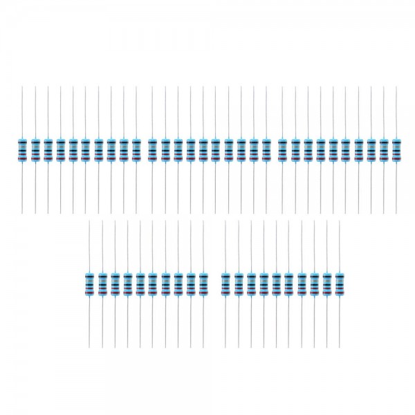 50pcs 1W Metal Film Resistor 1% 22 ohm