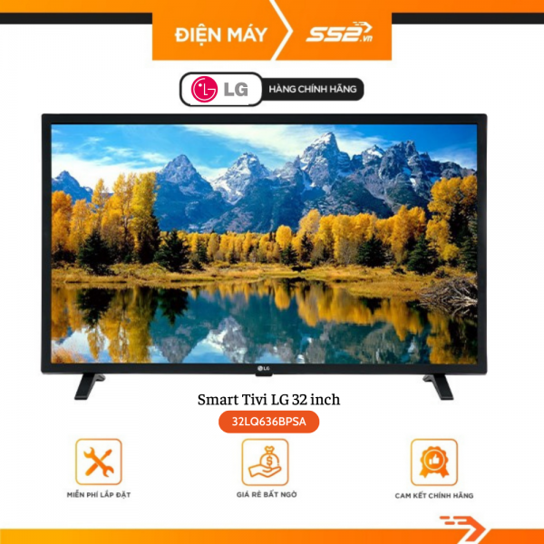 Smart Tivi LG 32 inch 32LQ636BPSA- Hàng chính hãng.