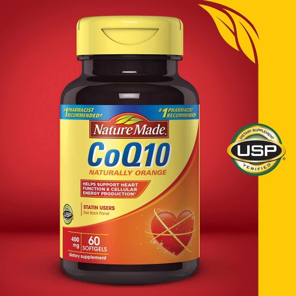 Nature Made CoQ10 (Coenzyme Q 10) 400 mg. Softgels