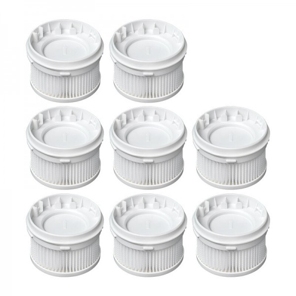 8pcs HEPA Filters Replacements for Mijia 1C Vacuum Cleaner Parts Accessories [Non-Original]