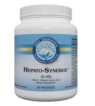 Apex Energetics Hepato-Synergy 60 Packets (K-69) integrates Four Complementary Formulas That are Each Designed to Help Support hepatic Detox