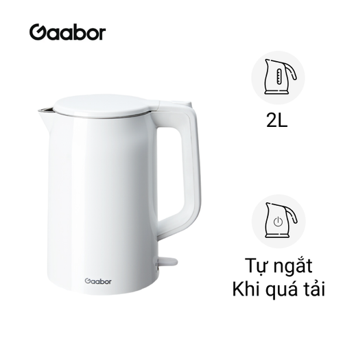 Ấm siêu tốc Gaabor 2L EK20M-WH01A