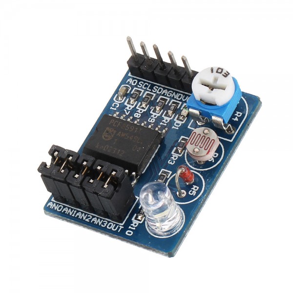 3pcs PCF8591 AD/DA Analog-Digital-Analog Converter Module Measure Light and Temperature Produce Various Waveforms