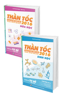 Combo Thần Tốc Luyện Đề THPT Quốc Gia 2016 - Hóa Học + Sinh Học