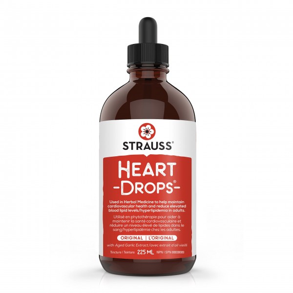 Strauss Heartdrops–Aged Garlic Extract, Herbal Supplement for Heart Health-Heartdrops | Maintain a Healthy Cardiovascular System–High Quality, Natu...