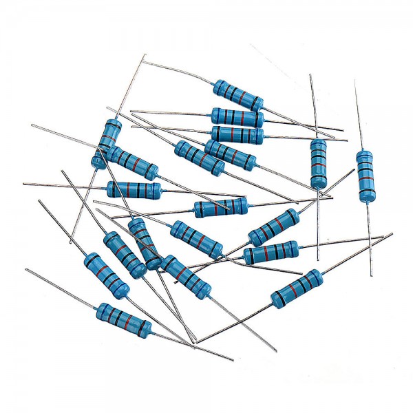 20pcs 2W Metal Film Resistor Resistance 1% 620K ohm Resistor