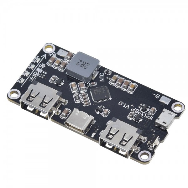 IP5328P Dual USB 18650 Battery Charger Board Mobile Power Motherboard 3.7V to 5V9V12V Step Up